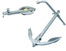 Sulankstomas inkaras "Admiral" 15 kg.