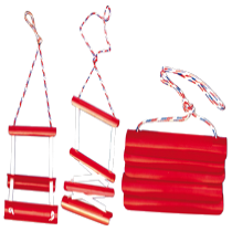 Sulankstomos plastikinės kopėtėlės 3 pakopų