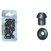 TENTO LAIKIKLIAI PLASTIKINIAI, JUODI, 20 vnt