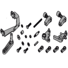 VALDYMO TROSŲ ANTGALIŲ KOMPLEKTAS K14B C2-C8