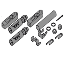 VALDYMO TROSŲ ANTGALIŲ KOMPLEKTAS K57 JOHNSON/EVINRUDE C2-C8-MACHZero