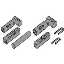 VALDYMO TROSŲ ANTGALIŲ KOMPLEKTAS K56 MERCURY C2-C8-MACHZero
