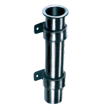 Laikiklis meškerei šoninio tvirtinimo juodas