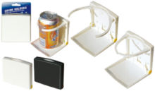 Gėrimų laikiklis baltas