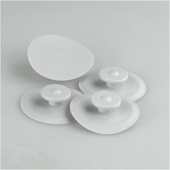 Klijuojami PVC valties tento laikikliai, pilki, 4 vnt