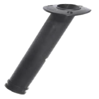 Laikiklis meškerei įleidžiamas juodas