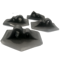 Klijuojama PVC tvirtinimo detalė