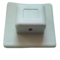 Klijuojamas PVC valties stogelio laikiklis, pilkas, 2 vnt