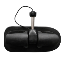 Klijuojamas irklo laikiklis PVC valčiai šarnyrinis