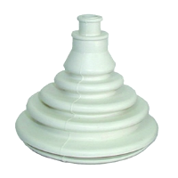 74mm guminė apsauga-manžetė, įstatoma, balta