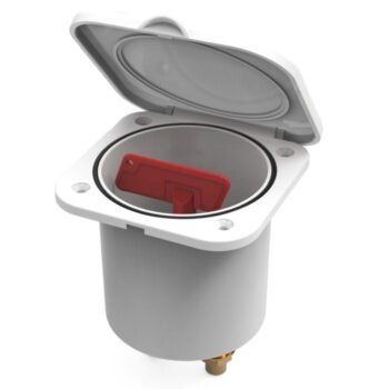 Masės išjungėjas įleidžiamas 2 padėčių, 275A/455A, 96x96x113 mm