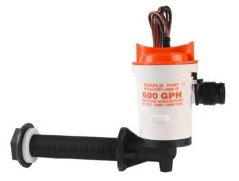 Aeratoriaus pompa su alkūne 600 GPH 12V Ø19 mm