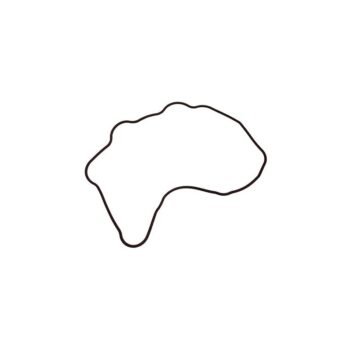 Variklio dangtelio tarpinė guminė Parsun/Yamaha 9.9–20 AG