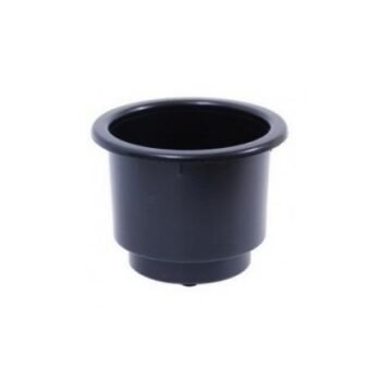 Gėrimų laikiklis juodas, plastikinis, Ø 100 mm