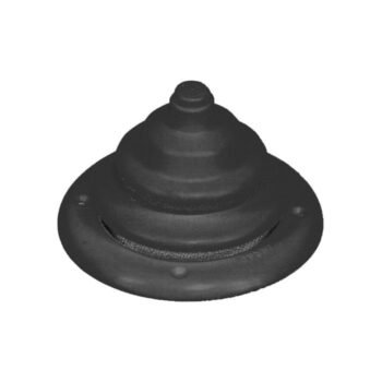 Guminė apsauga-manžetė prisukama 105 mm, juoda