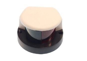 Dvispalvis lankinis žibintas deniui (nerūdijantis plienas, 12V 5W)