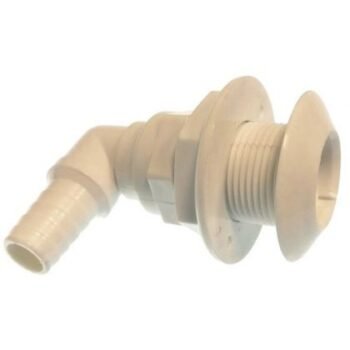 Plastikinis drenažo praėjimas 90° 20 mm žarnai