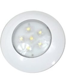 Vidaus LED lempa (6W, 12/24V, IP67, Ø75 mm)
