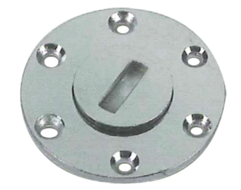 Chromuoto žalvario vandens išleidimo kamštis Ø20 mm