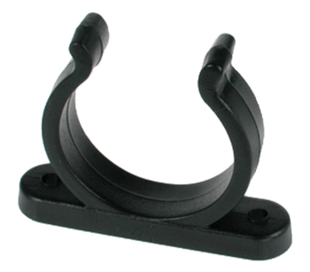 Elastinė nailoninė įkaba irklui ar vamzdžiui Ø30 mm, juoda