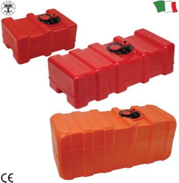 Fiksuotas polietileno degalų bakas 33 l