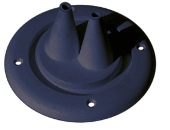 Guminė apsauga–manžetė prisukama dviejų angų 115 mm juoda