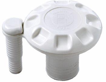 Kuro bako užpylimo anga su alsuokliu, plastikinė Ø38 mm