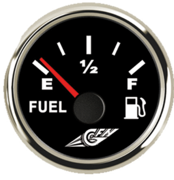 Kuro lygio daviklis juodas ciferblatas, nerūdijančio plieno apvadas, Ø52 mm, IP67, 240–33 Ohm