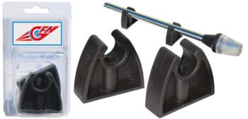 Laikiklis šviesos stiebui, guminis, Ø19 mm