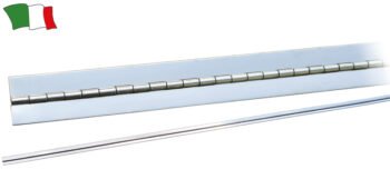 Nerūdijančio plieno poliruotas lankstas 30 mm 2 m