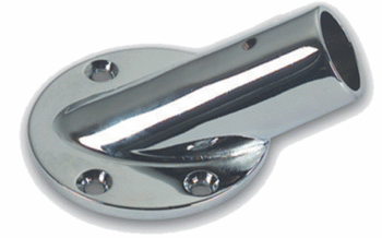 Relingo bazė 30° chromuoto žalvario Ø22 mm