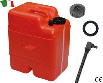 Nešiojamas degalų bakas 22 l su lygio davikliu ir rezervu indikatoriumi