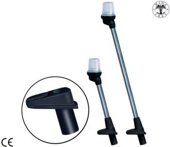 Nuimama visakryptė navigacinė šviesa, AISI 316 plienas, 1050 mm