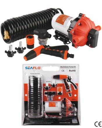 Plovimo įrenginys SEAFLO su priedų rinkiniu 12V / 24V