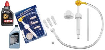 Reduktoriaus tepalo pompa su adapteriais