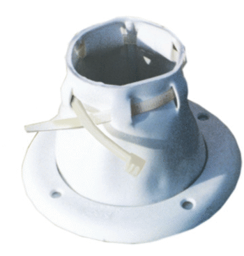 Apsauga–manžetė su prisukamu žiedu 105 mm juoda