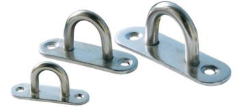 Nerūdijančio plieno traukos kilpa su pagrindu 45 mm