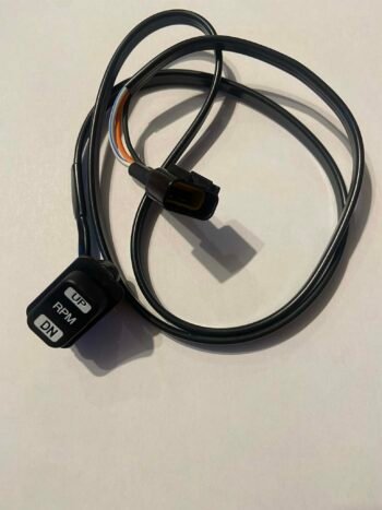 Originalus Yamaha RPM/Trolling apsukų mygtukas su laidu ir jungtimi