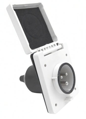 Kranto maitinimo lizdas cilindrinėmis jungtimis 16A, 220V