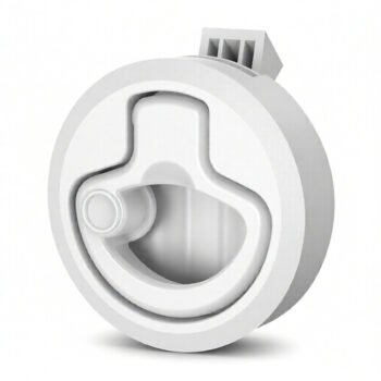 Užraktas dangčiui plastikinis įleidžiamas Ø60 mm baltas