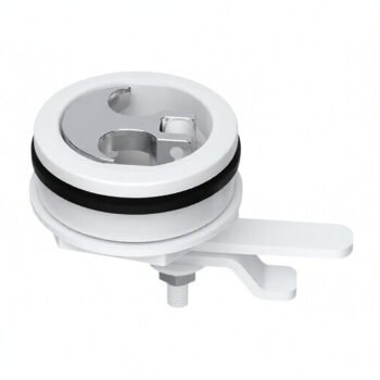 Užraktas dangčiui plastikinis įleidžiamas Ø63,5 mm baltas