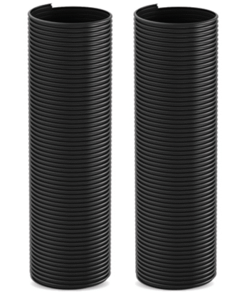 Apsauginė trosų ir laidų gofra 50 mm, juoda