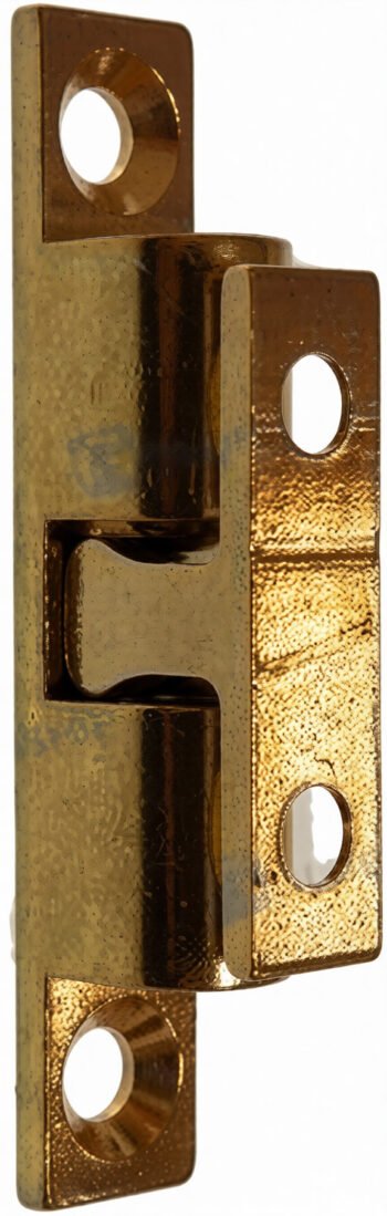 Durų fiksatorius–užraktas žalvarinis, 60×11×15 mm