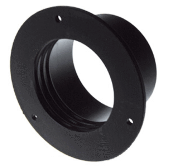 Flanšas apsauginės trosų gofros 70 mm, juodas
