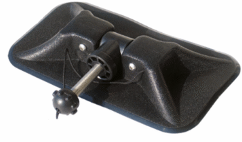 Klijuojamas irklo laikiklis-įkaba GIBSY, juodas