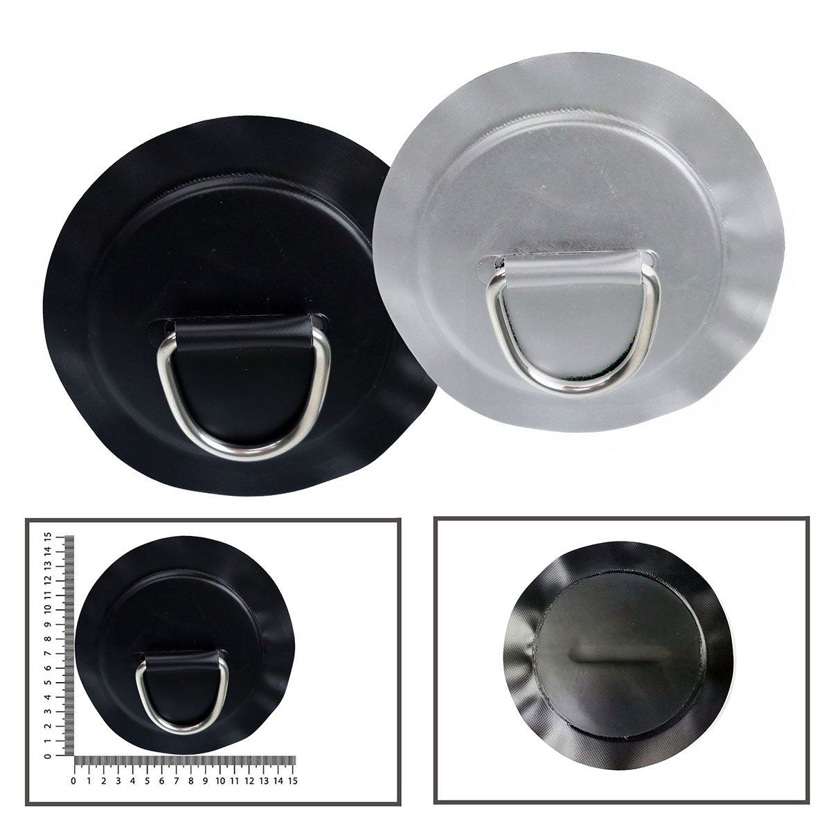 Kliuojama kilpa PVC valčiai 155 mm, pilka