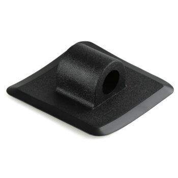 Laikiklis pakabinamo tranco PVC valčiai 4 vnt juodas