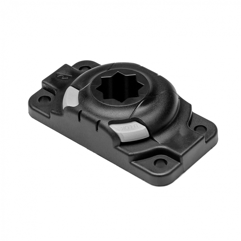 RAILBLAZA StarPort HD užraktas prisukamas stačiakampis juodas