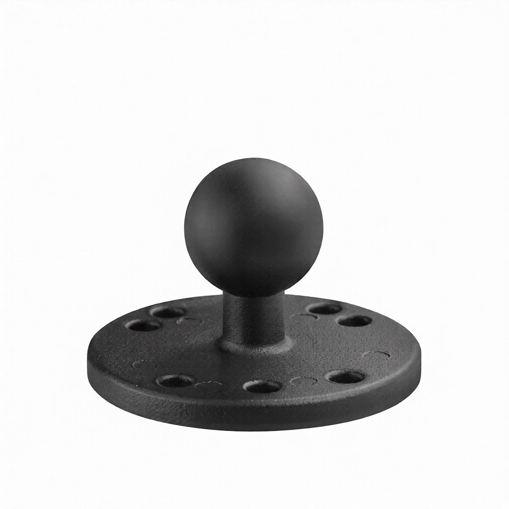 Rutulio pagrindas apvalus su AMPS skylėmis, B dydis (Ø1")