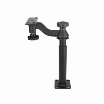 Sukiojamas echoloto ekrano laikiklis teleskopinis, vienos svirties 37–53 cm